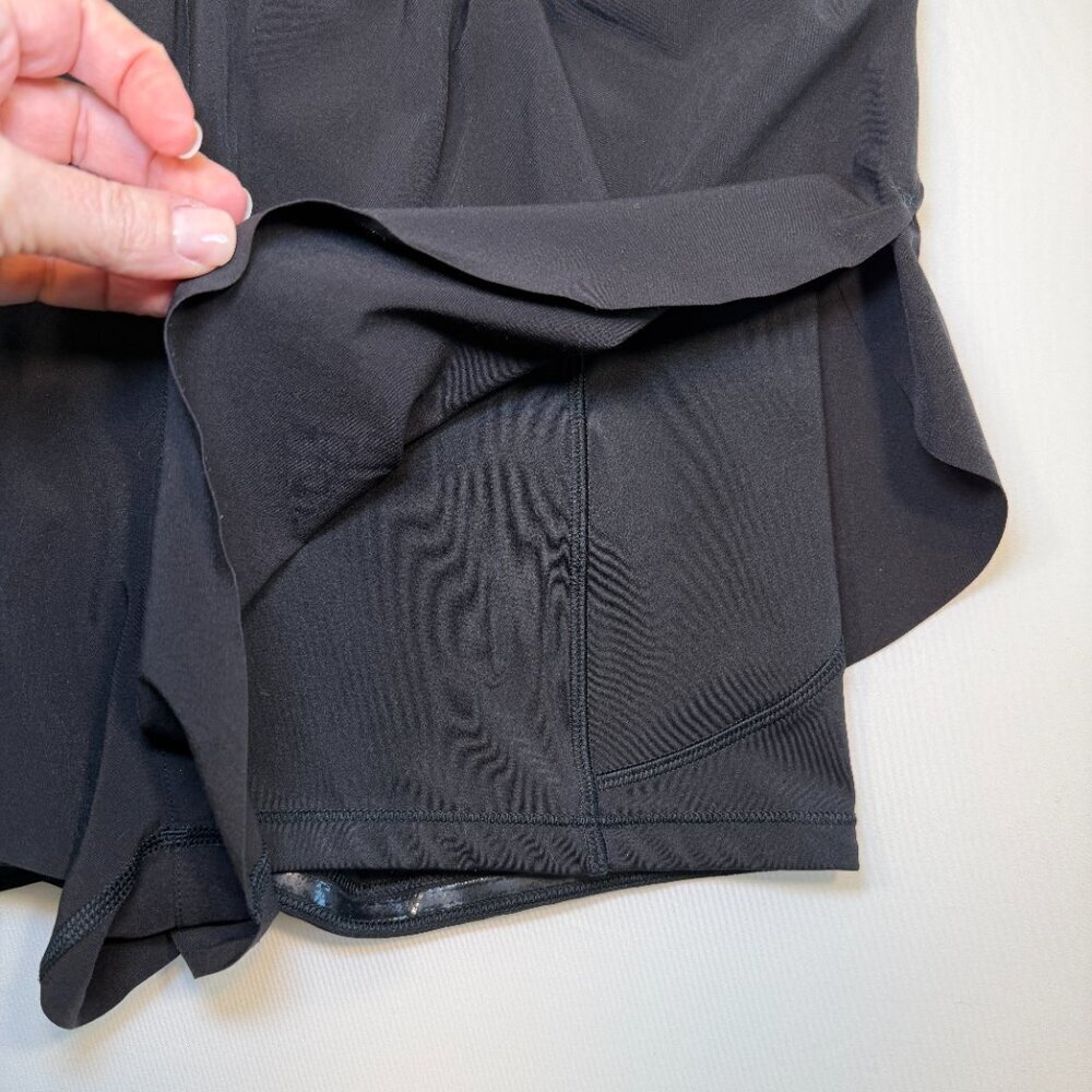 ATHLETA Mile Marker 2 in 1 Shorts Black Small - Picture 7 of 15